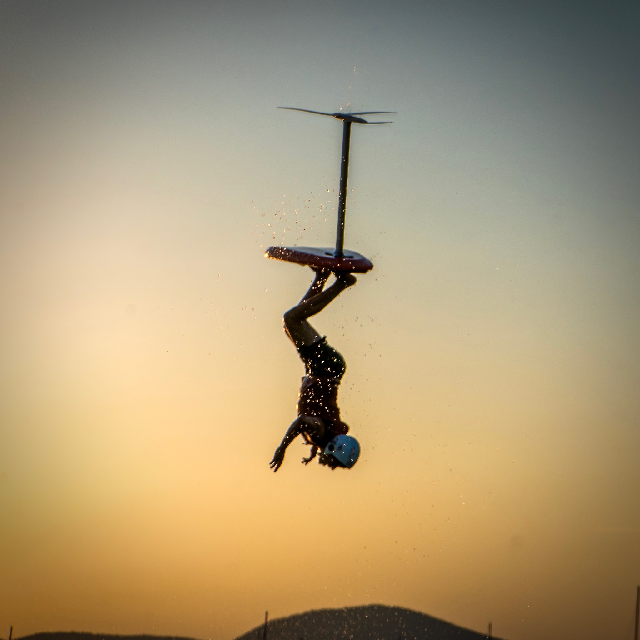Photographie sportive en mer